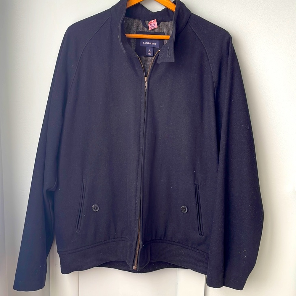 Lands’ End Men’s wool jacket